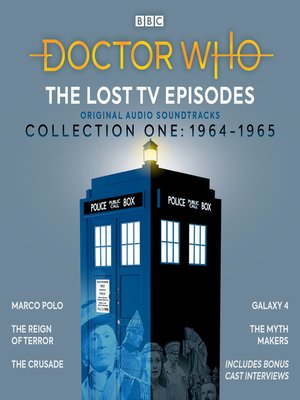 cover image of Doctor Who: The Lost TV Episodes, Collection One 1964-1965